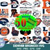 50 Designs Denver Broncos Football Bundle Svg