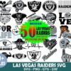 50 Designs Las Vegas Raiders Bundle SVG