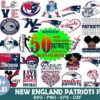 50 Designs New England Patriots Bundle SVG