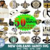 50 Designs New Orleans Saints Bundle SVG