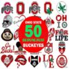 50 Designs Ohio State Buckeyes Bundle SVG