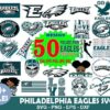 50 Designs Philadelphia Eagles Bundle SVG