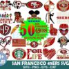 50 Designs San Francisco 49ers Bundle SVG