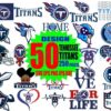 50 Designs Tennessee Titans Bundle SVG