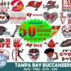 50 Files Tampa Bay Buccaneers Bundle SVG