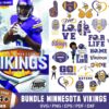 64+ Designs Minnesota Vikings Football Bundle Svg