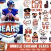 69+ Designs Chicago Bears Football Bundle Svg