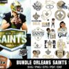 69+ Designs New Orleans Saints Football Bundle Svg