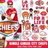 70 Designs Kansas City Chiefs Football Bundle Svg