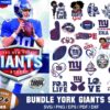 72+ New York Giants Football Bundle Svg