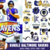 73+ Designs Baltimore Ravens Bundle Football Svg