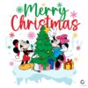 Merry Christmas Mouse Couple Svg