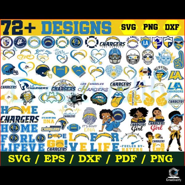 72-los-angeles-chargers-football-bundle-svg