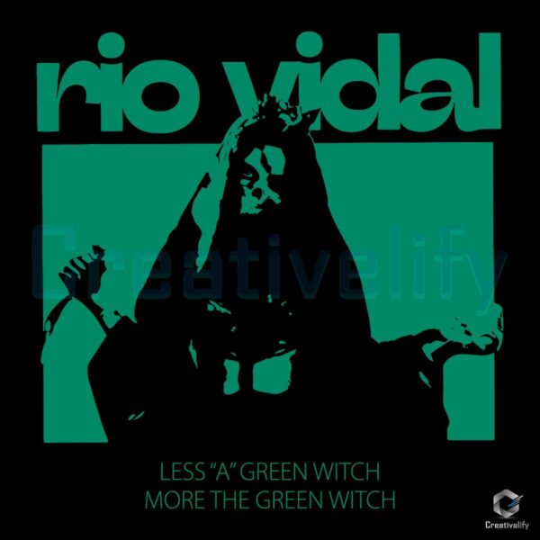 Agatha All Along Rio Vidal Less A Green Witch SVG