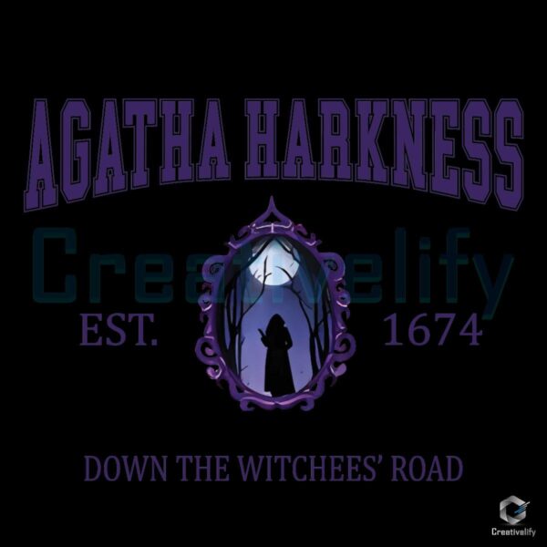 Agatha Harkness Est 1674 Down The Witches Road PNG