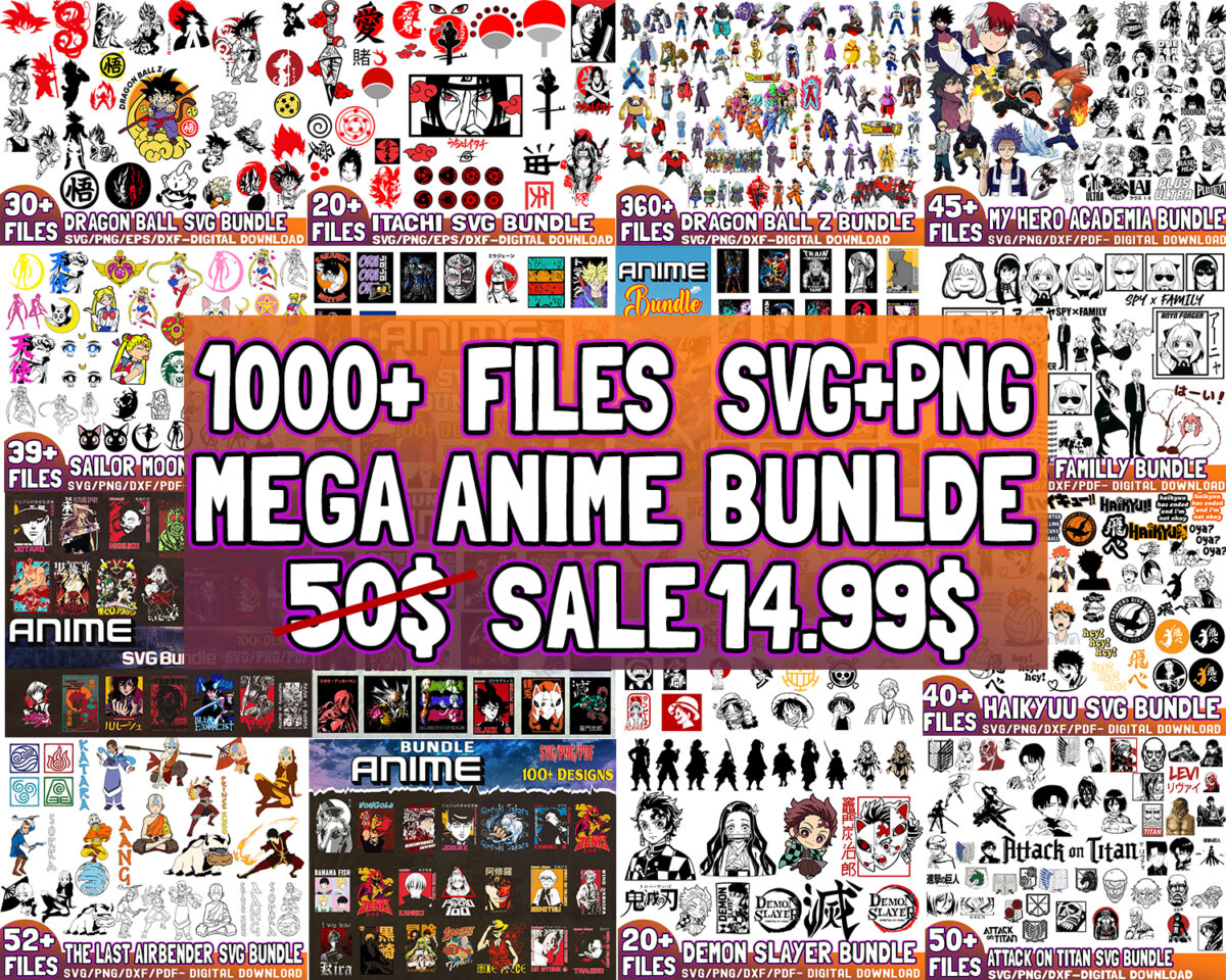 1000 Files Mega Anime Bundle Download