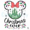 Best Christmas Ever Disney Minnie Mouse SVG