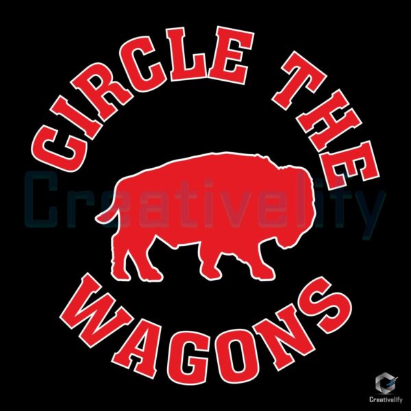 Buffalo Bills Football SVG Rally the Circle of Wagons