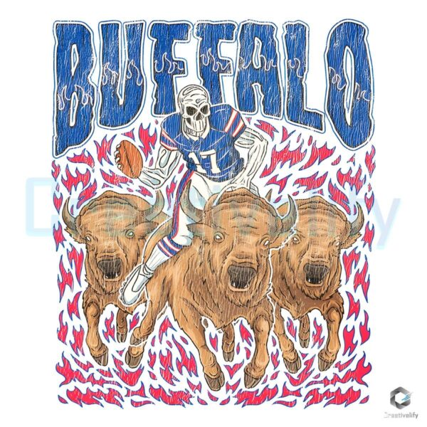 Buffalo Bills Skeleton Player PNG