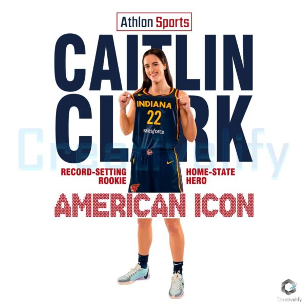 Caitlin Clark American Icon Indiana 22 PNG