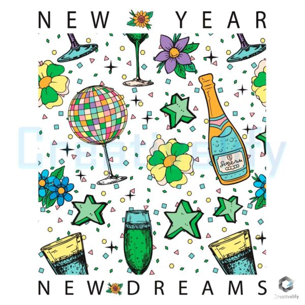 Cheers To New Year New Dream PNG