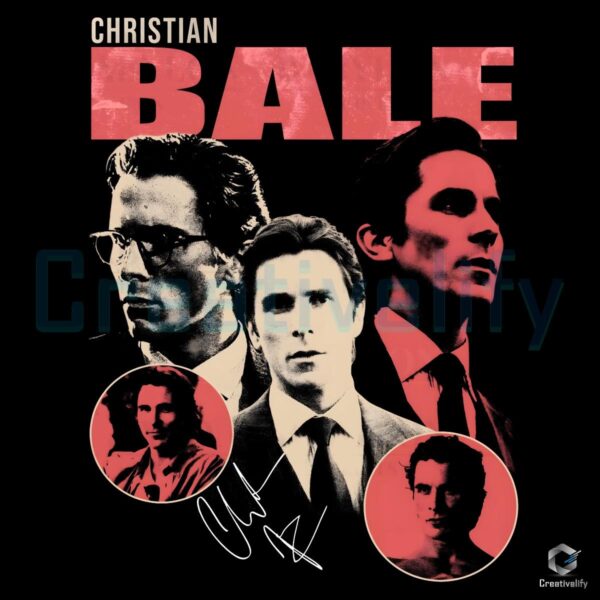 Christian Bale Actor Signature PNG