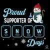 Christmas Chemistry Teacher Proud Supporter Snow Day PNG