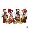 Christmas Disney Friends Coffee Latte PNG