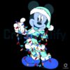 Christmas Mouse Mickey Colorful Light SVG