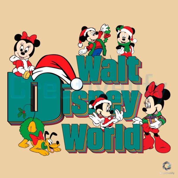 Christmas Walt Disney Mickey And Friends PNG