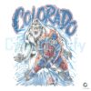 Colorado Avalanche Hockey Skeleton Player PNG