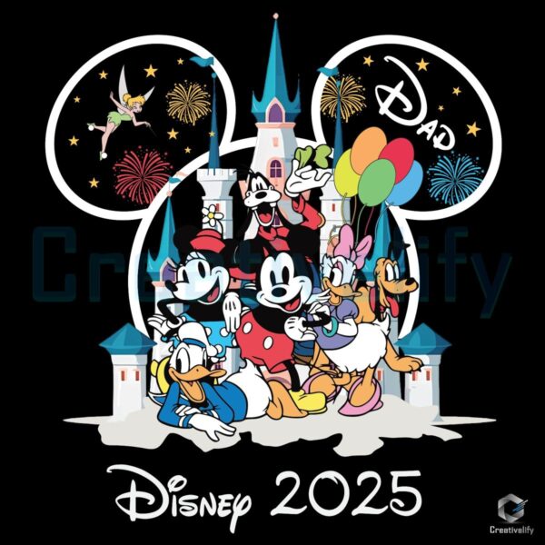 Disney 2025 Trip Mickey Mouse Friends PNG