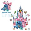 Disney Stitch Angel Disneyland Castle PNG