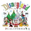 Disneyland Est 1955 California Christmas PNG