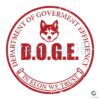 D.O.G.E In Elon We Trust Logo SVG