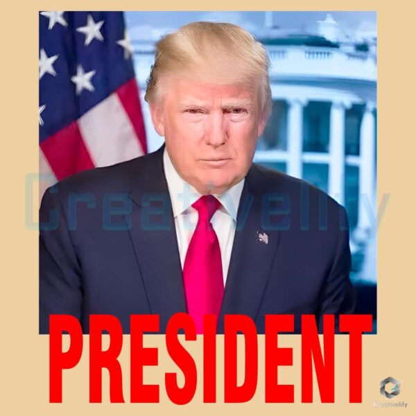 Donald Trump 47Th US President PNG