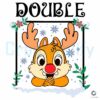 Double Christmas Reindeer Chip And Dale SVG