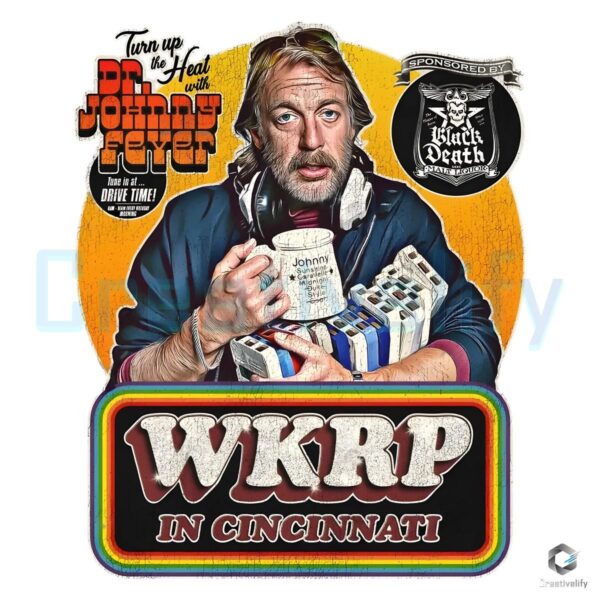 Drive Time with Dr Johnny Fever WKRP Cincinnati PNG