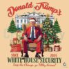 Exclusive Donald Trump White House Security Santa Hat PNG