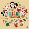 Festive Mickey Mouse Pals SVG