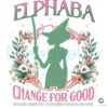 Floral Elphaba Change For Good Wicked Movie PNG