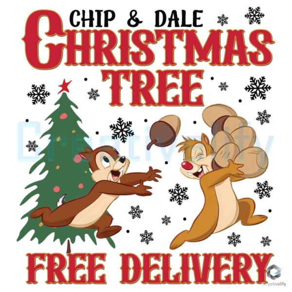 Png Chip And Dale Christmas Tree With Delivery