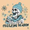 Freezing Season Christmas Skeleton Winter PNG