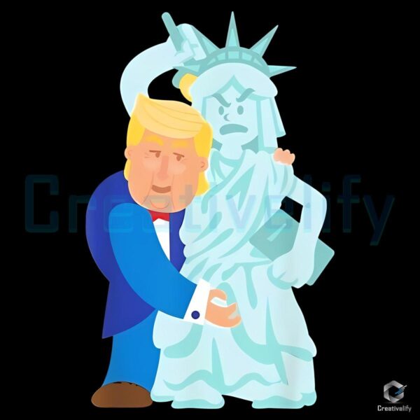 Funny Donald Trump Liberty Statue Anti PNG