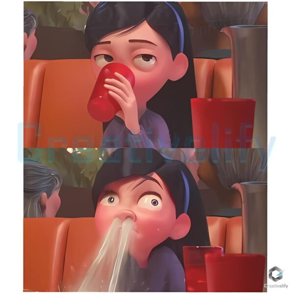 Funny Violet Parr Meme from Disney Incredibles PNG