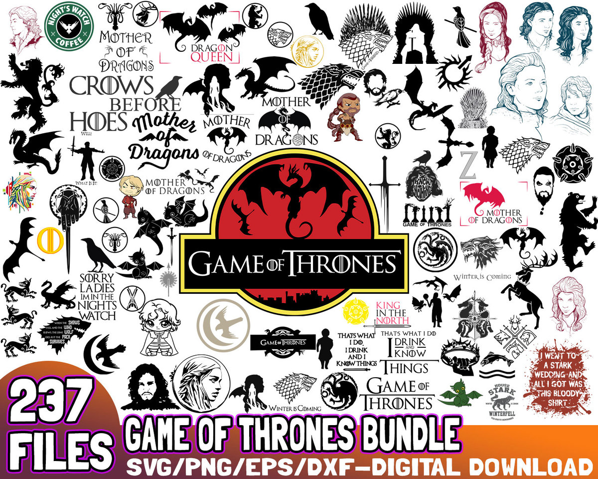 237 Files Game Of Thrones SVG Bundle