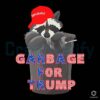 Garbage For Trump MAGA Deplorable Raccoon PNG