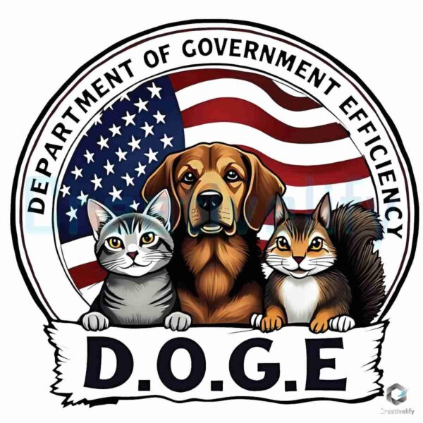 Government Efficiency Dept PNG for Doge Pet Enthusiasts