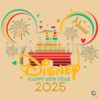 Happy New Year 2025 Disney Custon Name SVG