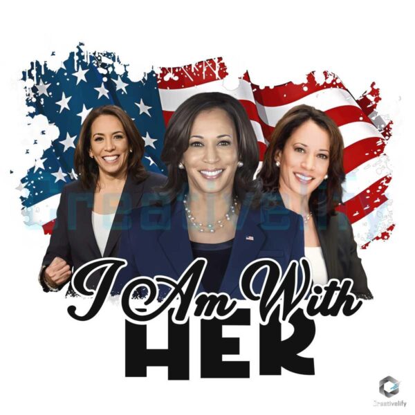 I am with HER Kamala Harris PNG